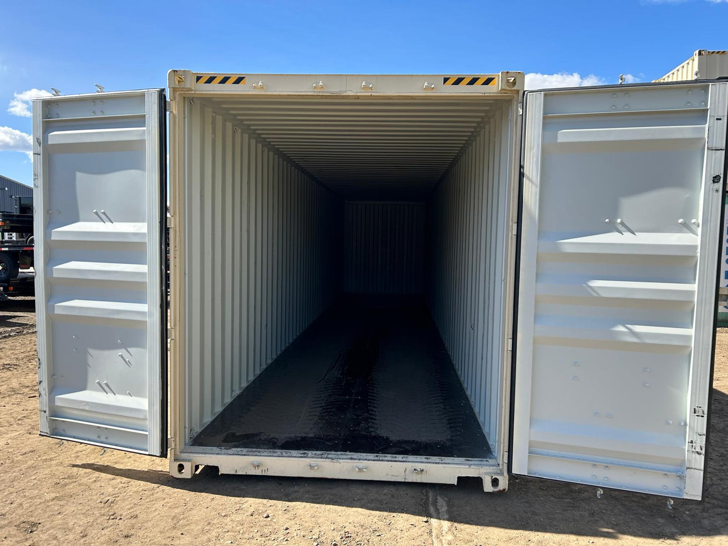 40 Footer White High Cube Shipping Container