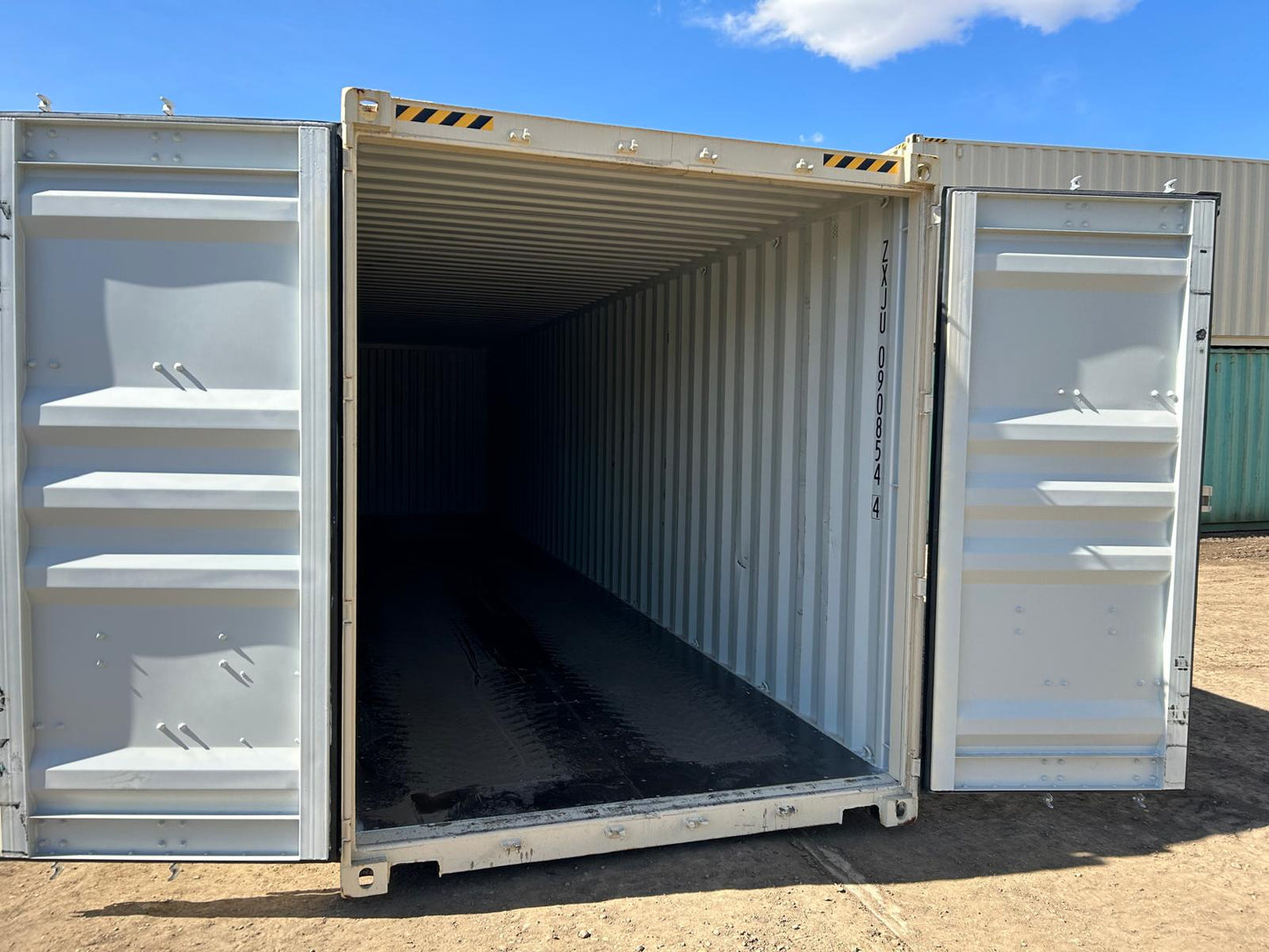 40 Footer White High Cube Shipping Container