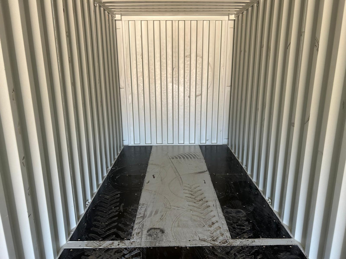 40 Footer White High Cube Shipping Container