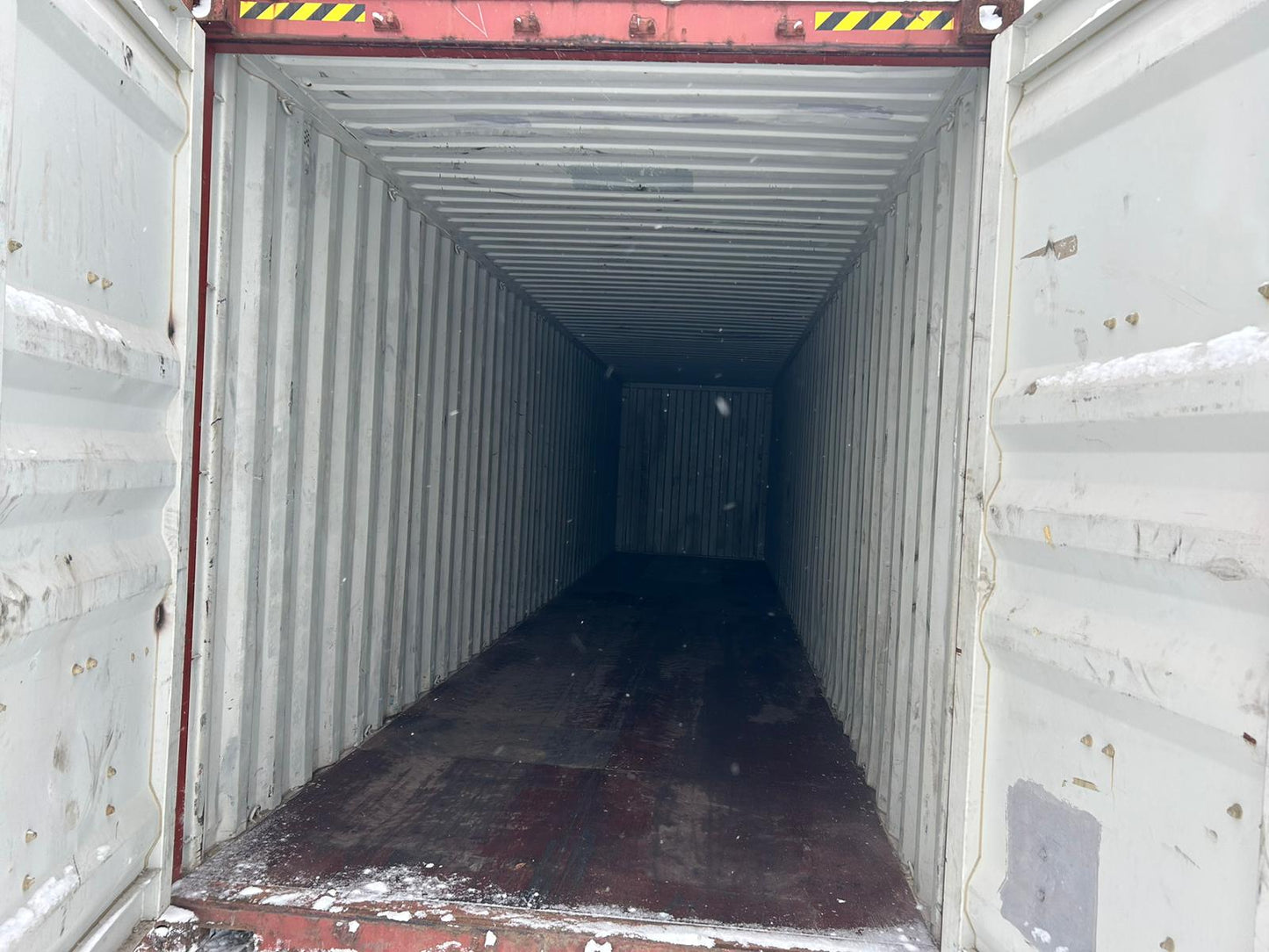 40 Footer Burgundy Used High Cube Shipping Container