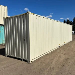 40 Footer White High Cube Shipping Container