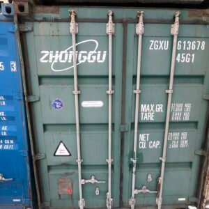 40 Footer Green Used High Cube Shipping Container