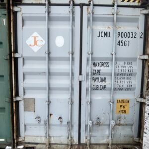 40 Footer Grey Used High Cube Shipping Container